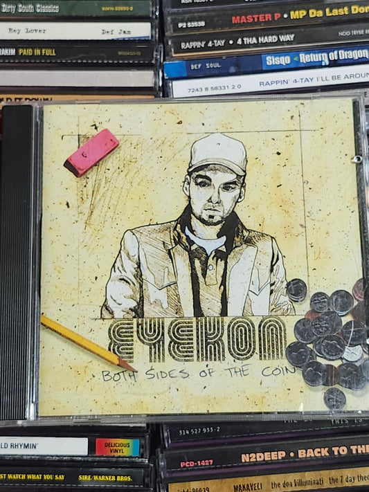 Eyekon Both Sides Of The Coin CD Rare HTF OOP Rap Hip-hop DJ Impulse