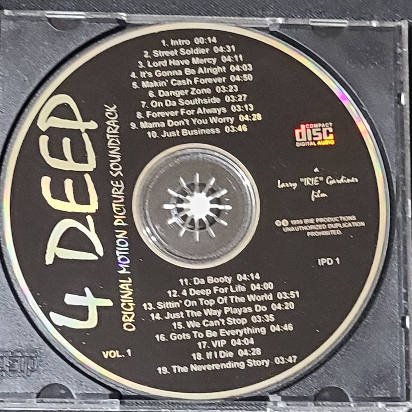 4 Deep Soundtrack CD SPM Lil Flip Lil Keke