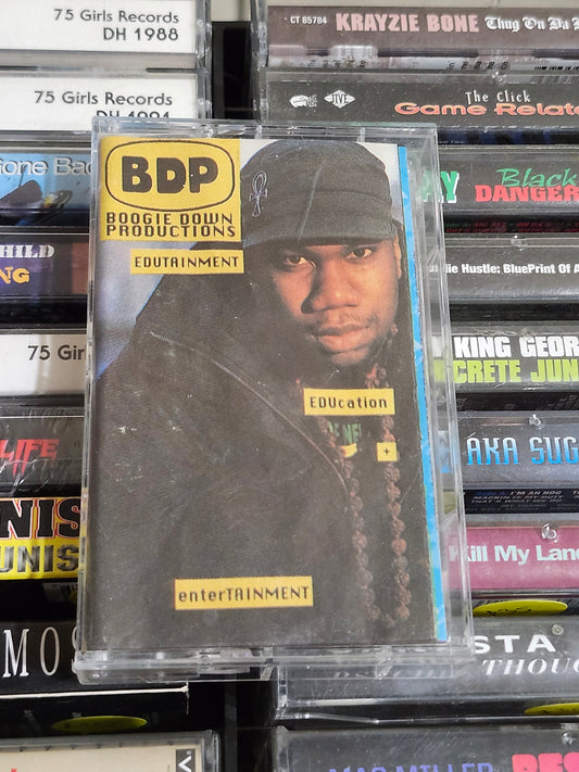 Boogie Down Productions Edutainment Cassette Tape KRS-ONE
