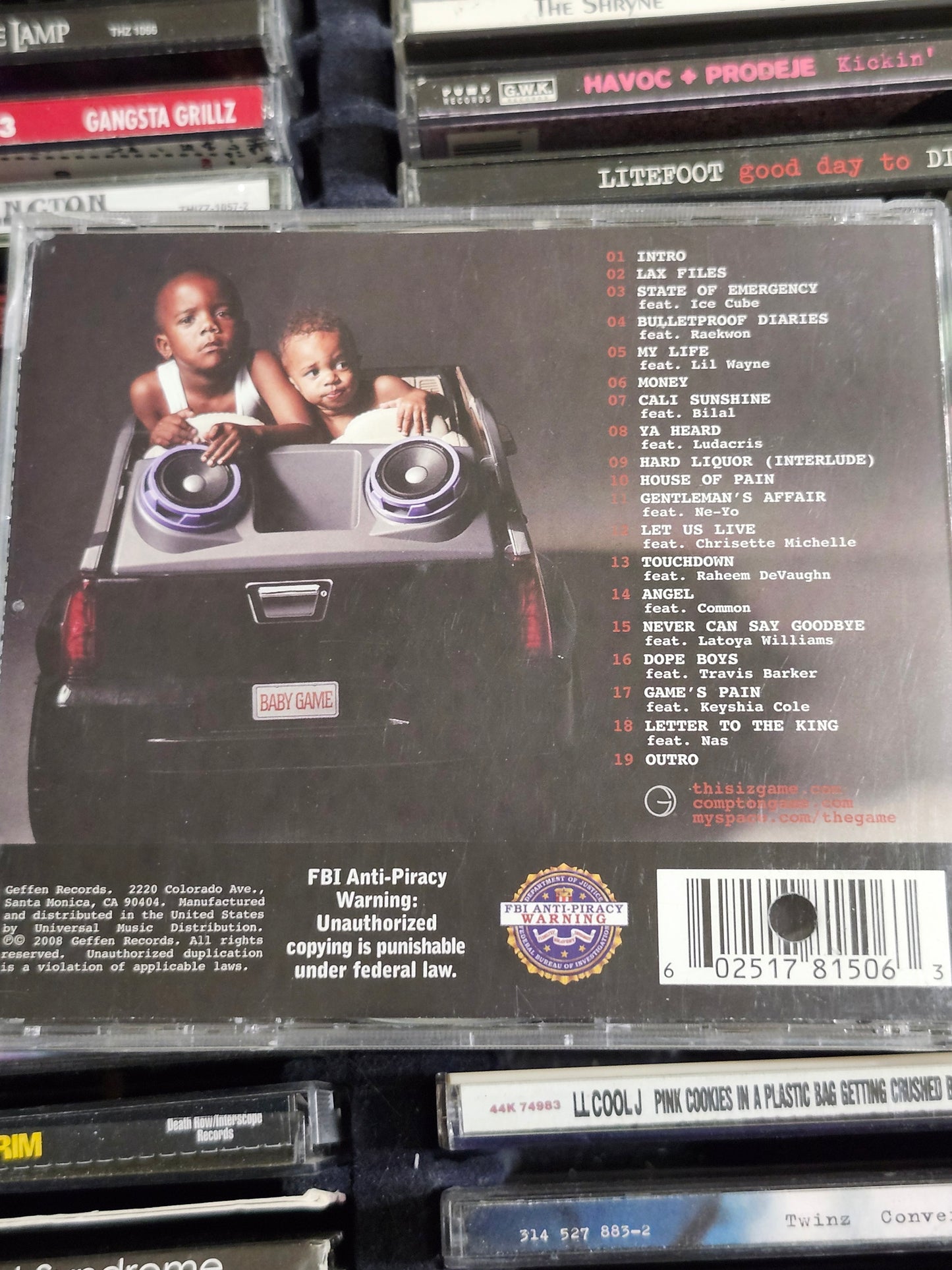 The Game LAX Deluxe Edition CD 2 Disc Bonus
