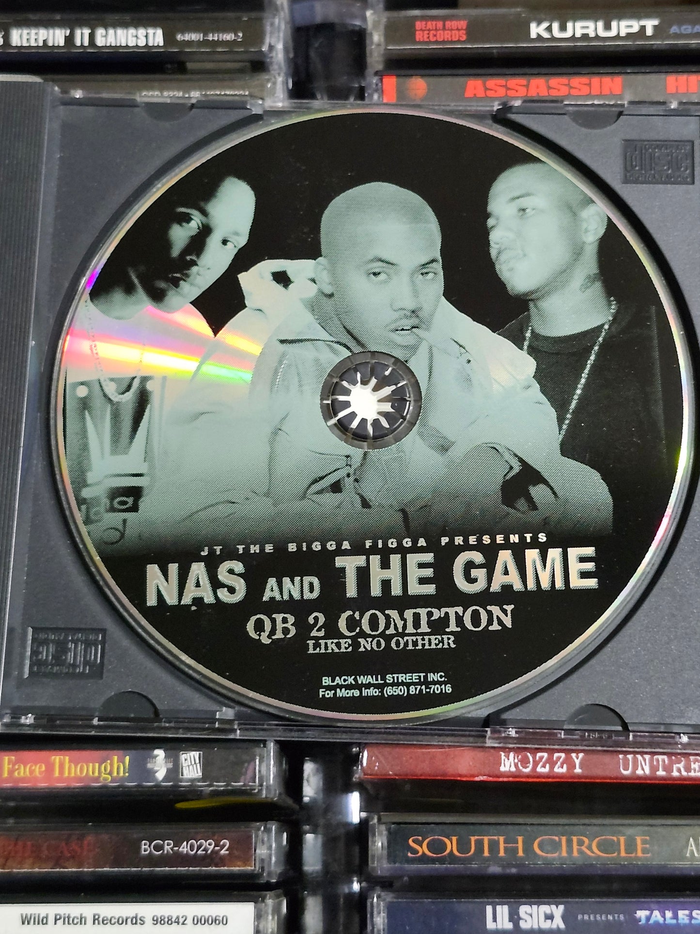 Nas and The Game ‎– QB 2 Compton CD JT The Bigga Figga Rare HTF OOP
